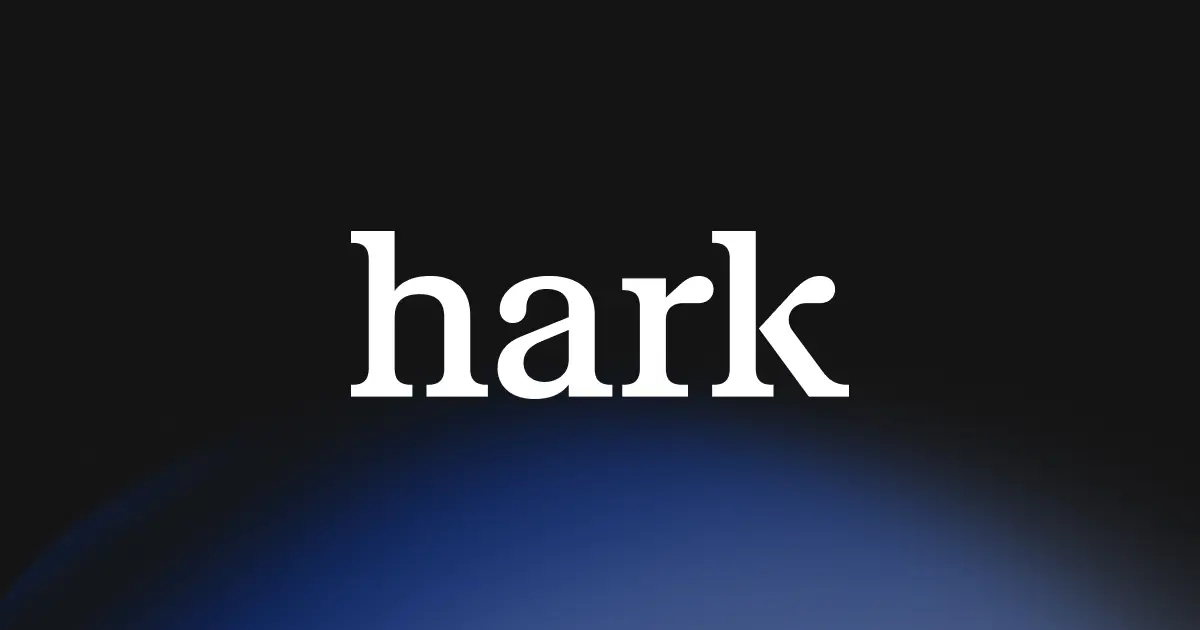 Hark personalized intelligence and hardware platform artwork
