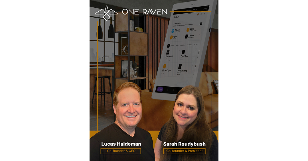 OneRaven founders presenting the private smart-home platform