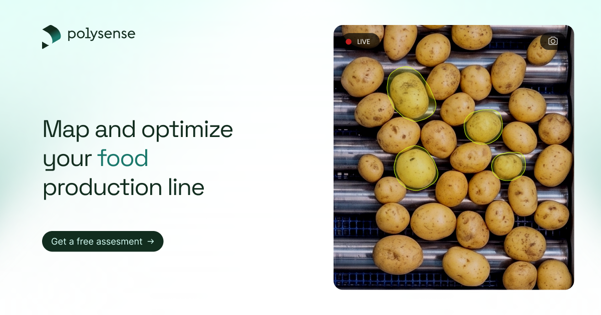 Polysense AI computer-vision system for food production