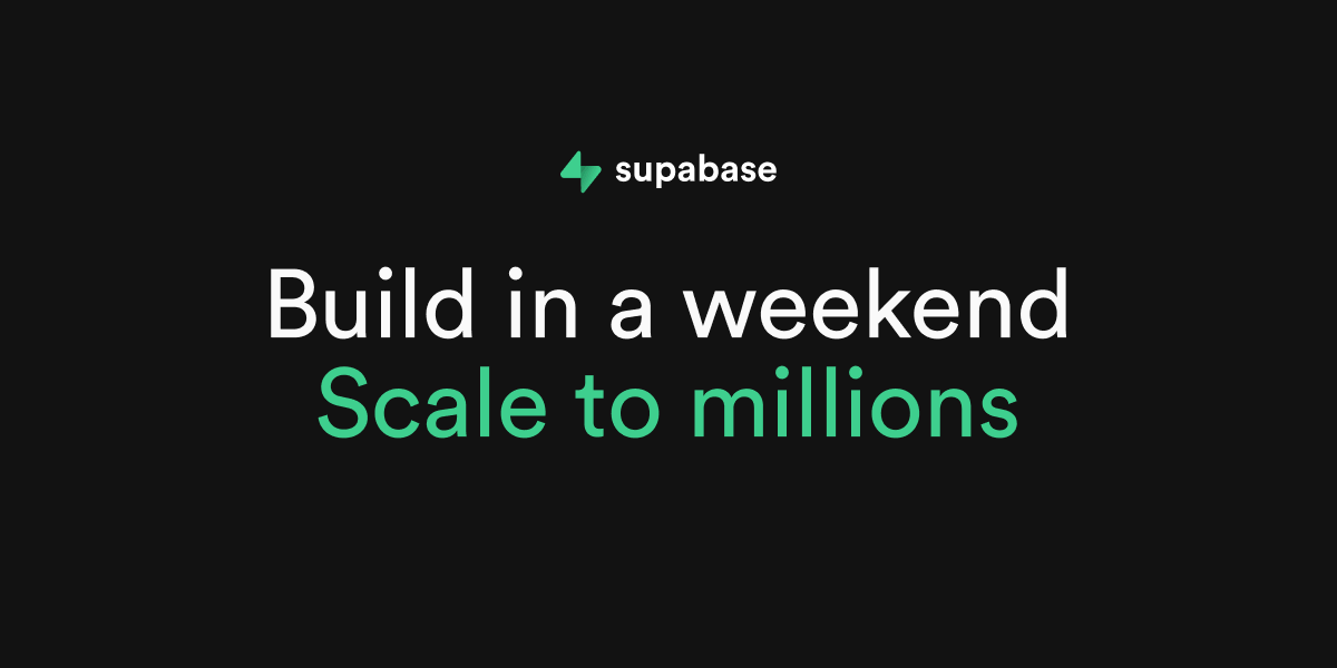 Supabase open-source database platform brand artwork
